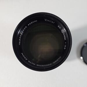 Vivitar 85 - 205 mm 1:3.8 Close Focusing Auto Zoom Minolta MD Mount 58mm